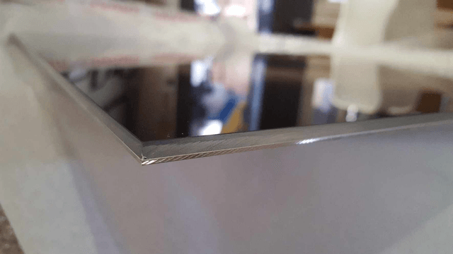 Verre acrylique rectangle