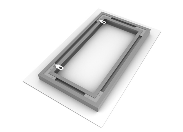 Verre acrylique rectangle